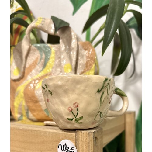 Чашка з вишнями, KAPSI, кераміка, ручна робота 13250-kapsi фото