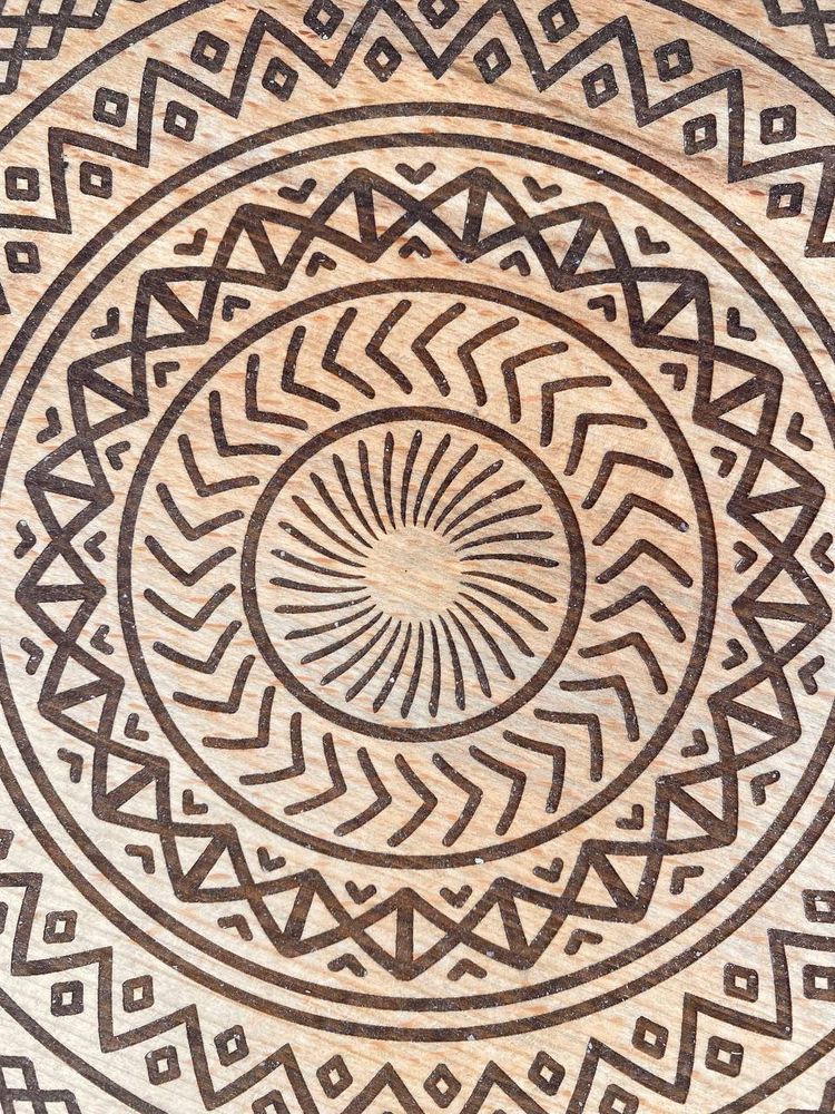 Round wooden serving board 16137-tviykraft photo