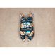 Toy Cat made of textile, drawn, size 8 cm 12770-zoiashyshkovska photo 7
