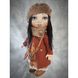 Текстильна інтер'єрна лялька Леся іграшка ручної роботи 10174-ukrainochka фото 3