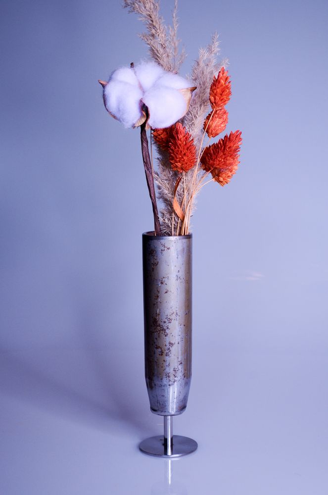 A vase made of shot casing on a 15 cm stem 10170-314ban photo