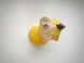 Гачок декоративний Пташка Нато Мікеладзе яскраво-жовтий 4525 фото 3