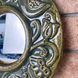Дзеркало керамічне кругле підвісне оливового кольору з орнаментом Діаметр 25 см 11765-yekeramika фото 3