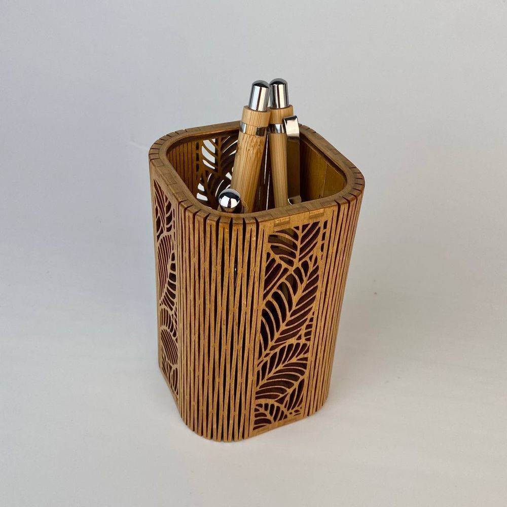 Wooden glass size L 16142-L-tviykraft photo
