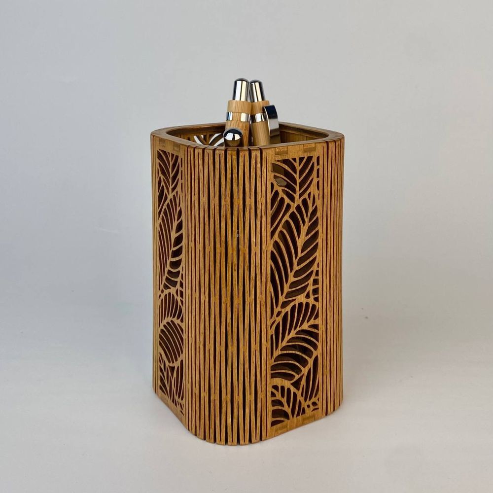 Wooden glass size L 16142-L-tviykraft photo