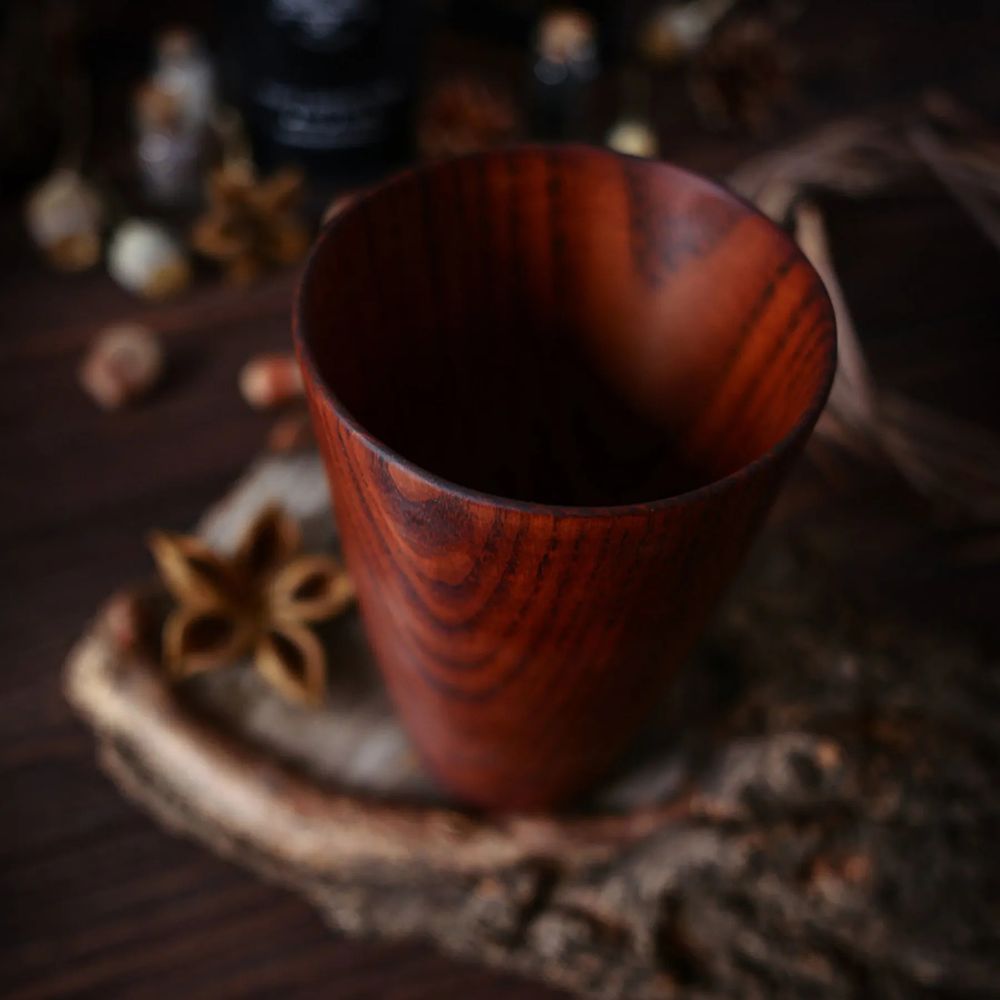 Wood set (tea jar, wooden cup, card) by Herbalcraft Herbalcraft 14275-herbalcraft photo