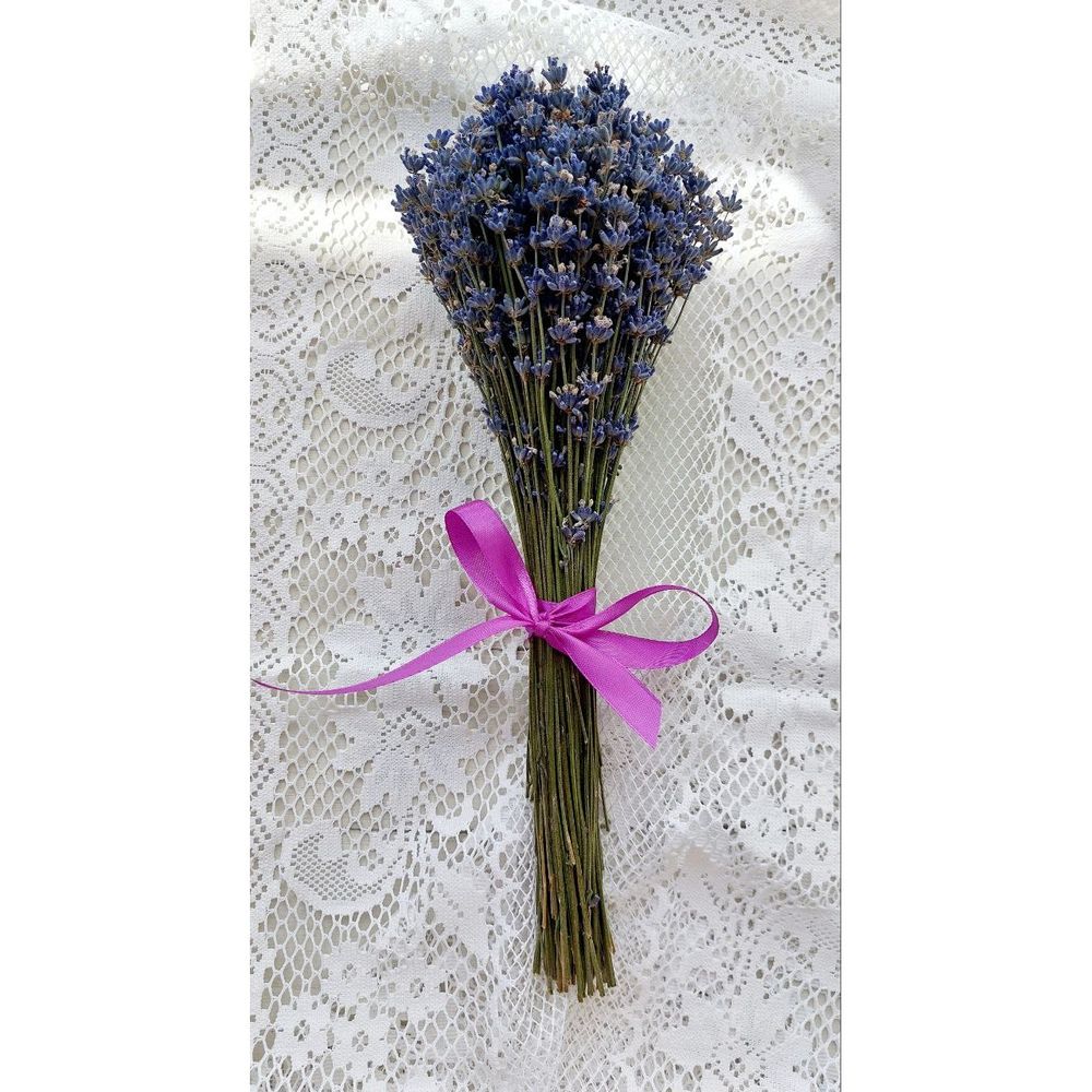 Bouquet of dried lavender flowers "Lavander Gold", 25 cm 20107-lavander-gold photo