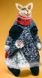 Текстильна інтер'єрна лялька кицька Кіт іграшка ручної роботи 10182-ukrainochka фото 2