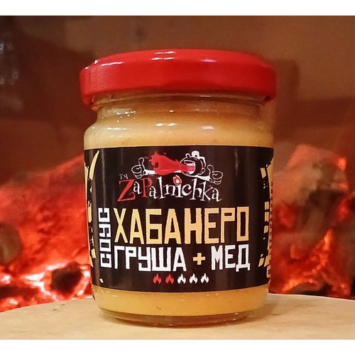 Sauce "Habanero-pear-honey" 100 ml. 12048-zapalnichka photo