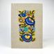 Notebook with embroidery light Yellow-blue flowers in a dot 22x15 cm 80 sheets Yaryna Chorna 20315-yach-krapochka photo 1