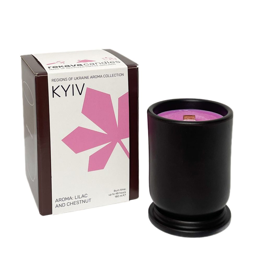 Decorative aroma candle "KYIV" (gift version) REKAVA 13280-podarunkovi-rekava photo