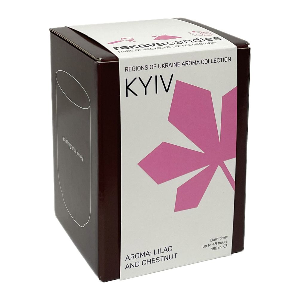 Decorative aroma candle "KYIV" (gift version) REKAVA 13280-podarunkovi-rekava photo