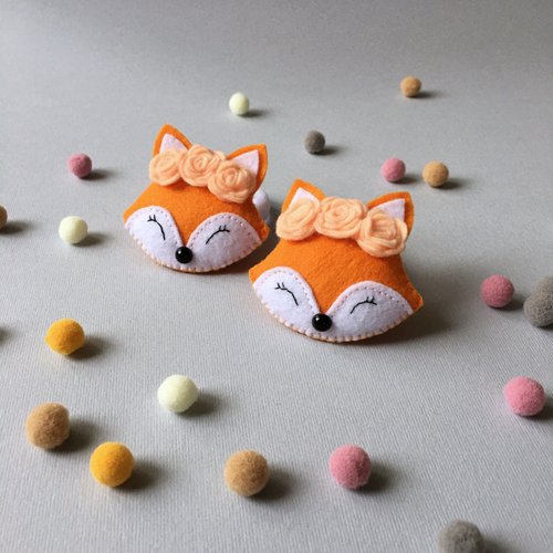 Scrunchy "Fox", color orange 11338-orange-mimiami photo