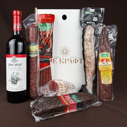 Food gift Meat and wine 10851pod photo