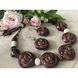 Set of necklace and earrings "Roses" 12686-korali photo 3