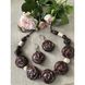 Set of necklace and earrings "Roses" 12686-korali photo 1