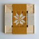 Patro panel, mustard color, size 20x20 cm "Other Knots" 19302-other-knots photo 3