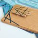 Kitchen board, one-sided decor, natural wood, handmade, LINES series, DEEPWOOD, 20x27 cm 12900-20x27-deepwood photo 5