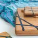 Kitchen board one-sided decor natural wood handmade LINES series DEEPWOOD 23x32 cm 12900-23x32-deepwood photo 4