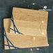 Kitchen board one-sided decor natural wood handmade LINES series DEEPWOOD 23x32 cm 12900-23x32-deepwood photo 2