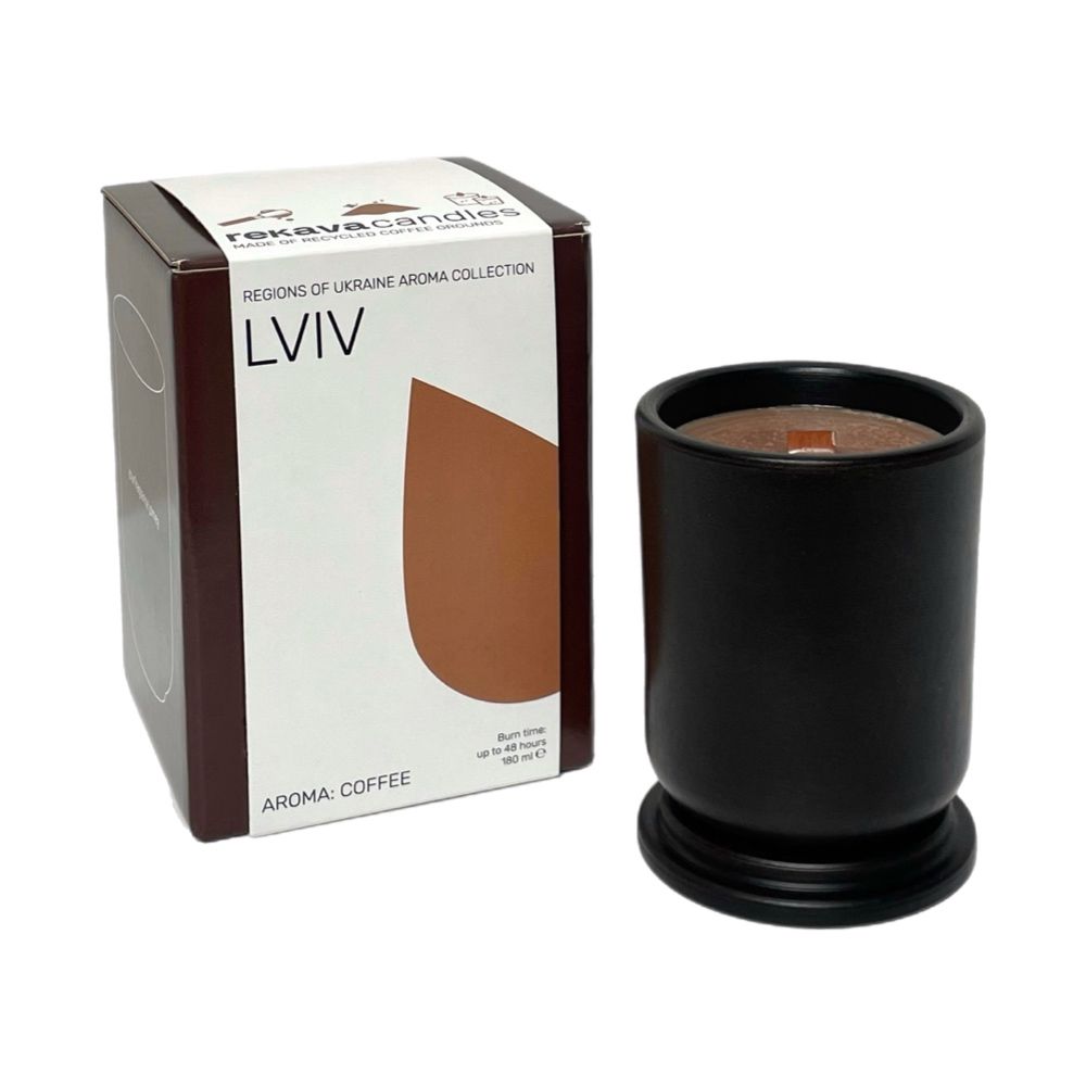 Decorative scented candle "LVIV" (gift version) REKAVA 13281-podarunkovi-rekava photo