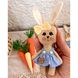 Bunny keychain, size 10x4 cm 12531-lubava-toy photo 10