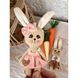 Bunny keychain, size 10x4 cm 12531-lubava-toy photo 3