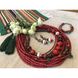 Set of jewelry "Berry Wreath" (necklace, earrings, bracelet) 12687-korali photo 3