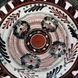 Ceramic platter/bowl with Bubnivka-style painting featuring a flowering branch design Ceramics of Podillia 24184-keram-pod photo 4
