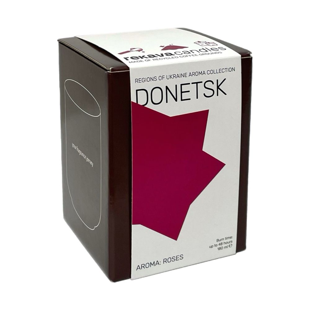 Decorative aroma candle "DONETSK" (gift version) REKAVA 13282-podarunkovi-rekava photo