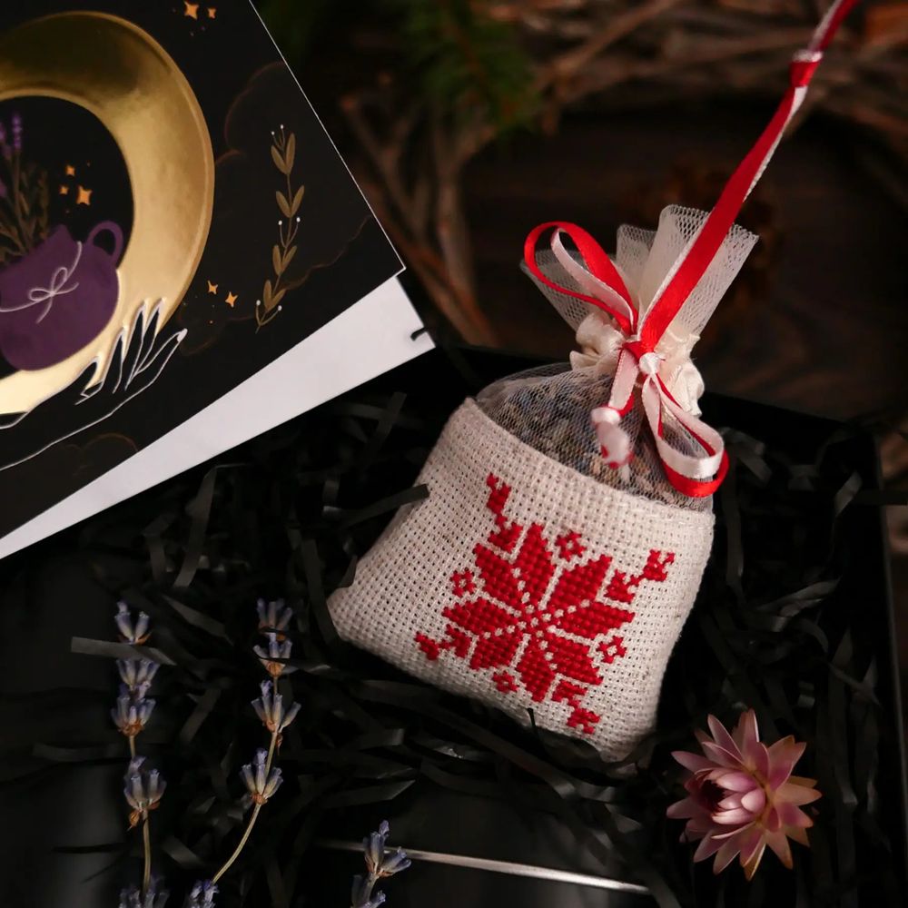 Set "Warmth" M (wild herb tea jar, thermos mug, lavender sachet, card) Herbalcraft Herbalcraft 14278-herbalcraft photo