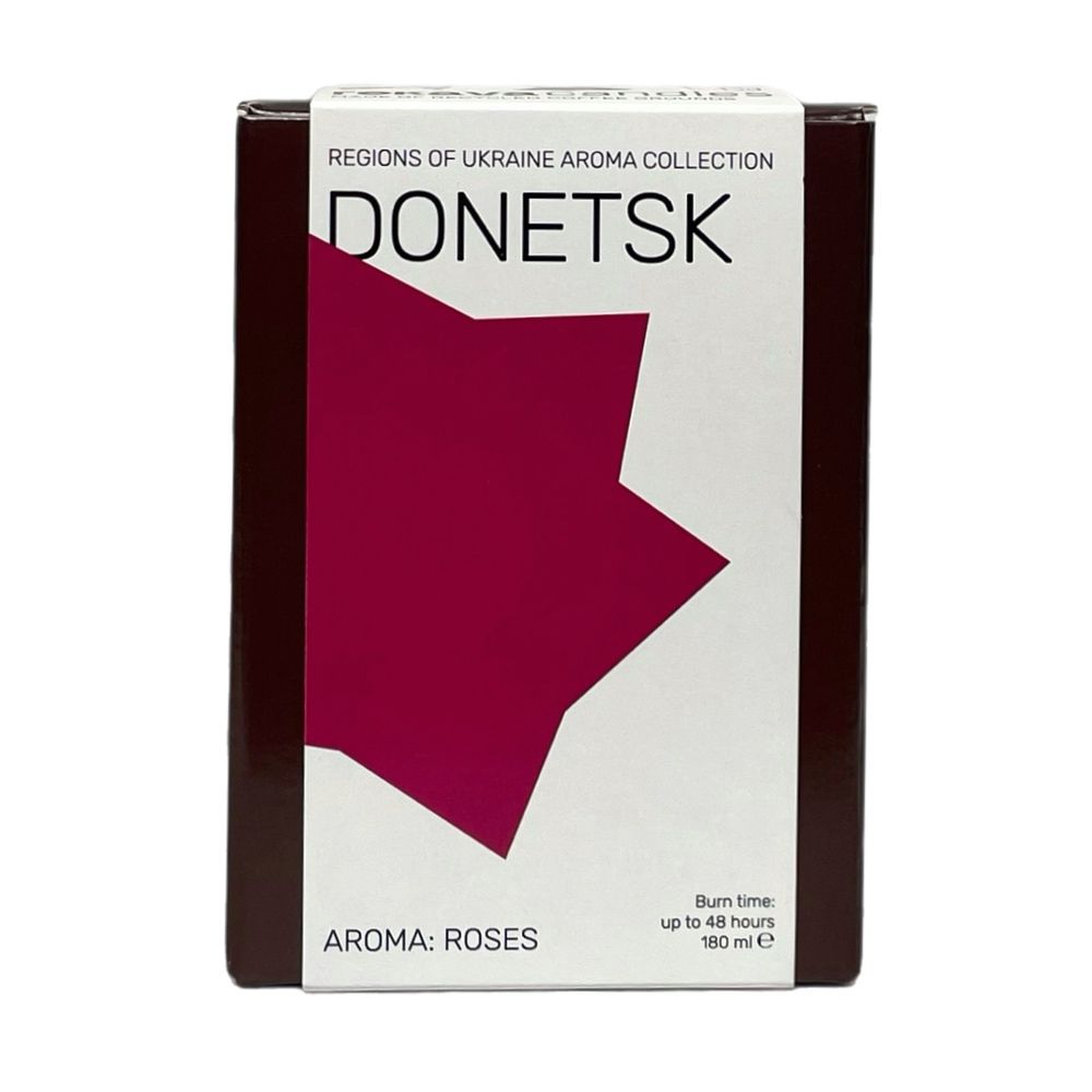 Decorative aroma candle "DONETSK" (gift version) REKAVA 13282-podarunkovi-rekava photo