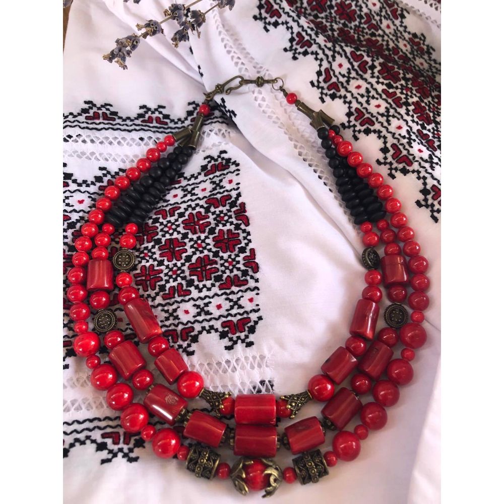 Rosehip necklace 12697-korali photo