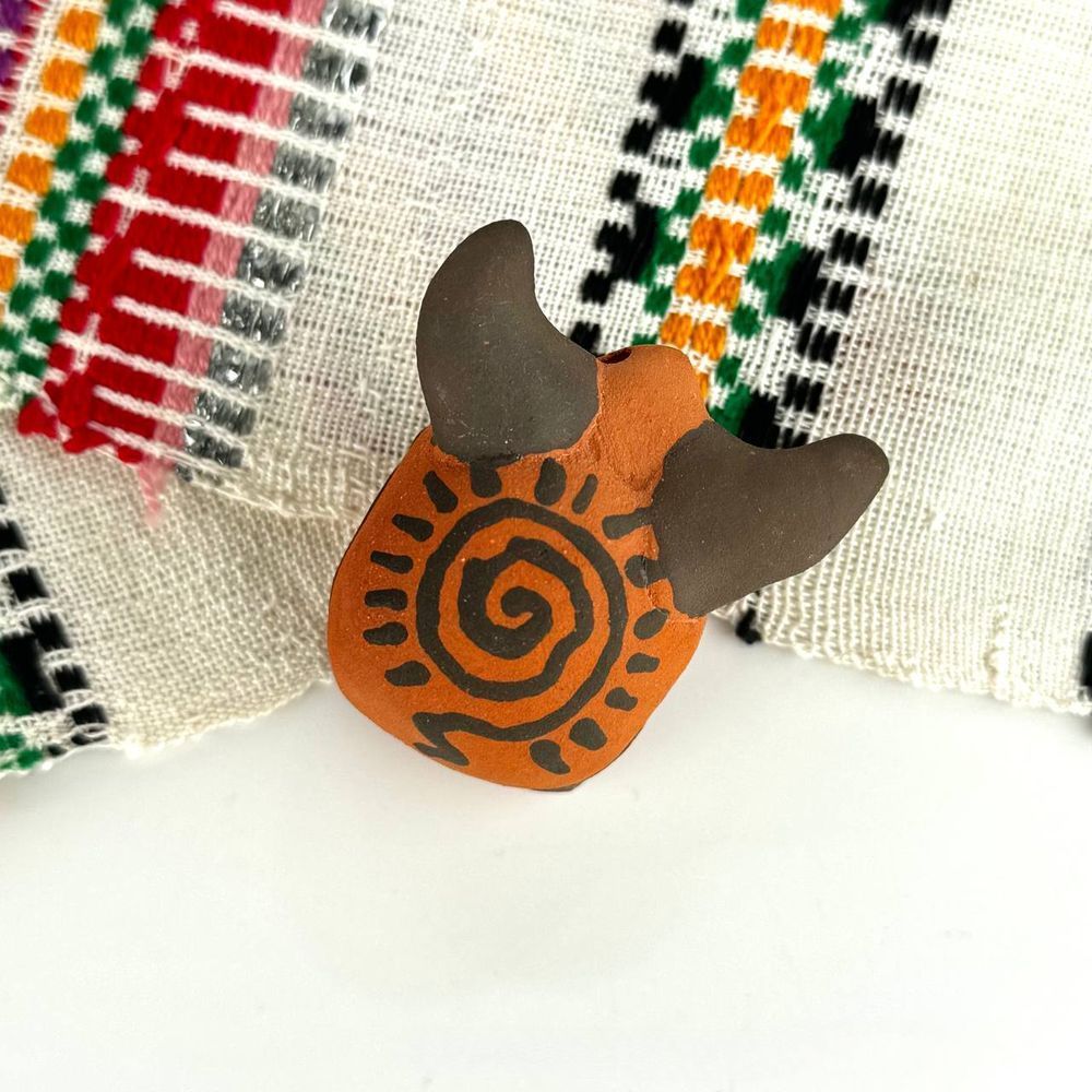 Small ceramic Trypillian bull figurine &ndash; "In the Footsteps of the Trypillian Great Mother" 23771-s-tryp-pram photo