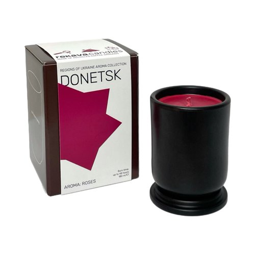 Decorative aroma candle "DONETSK" (gift version) REKAVA 13282-podarunkovi-rekava photo