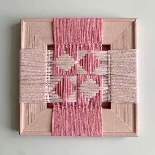 Diamante panel (pink frame), color pink, size 20x20 cm "Other Knots" 19304-other-knots photo